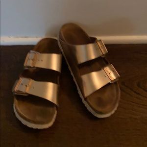 Birkenstock gold sandal